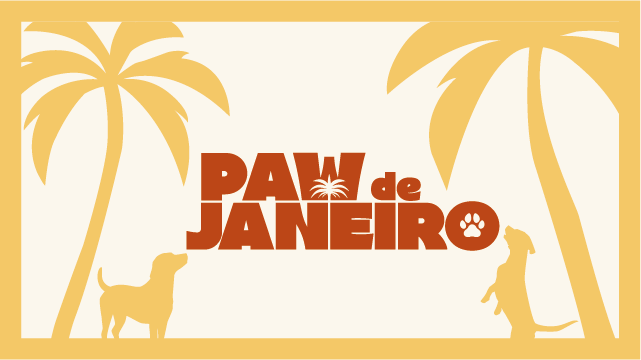 Paw de Janeiro Dog Grooming Logo