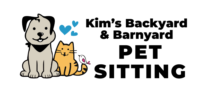 Kim's Backyard & Barnyard Pet Sitting Logo