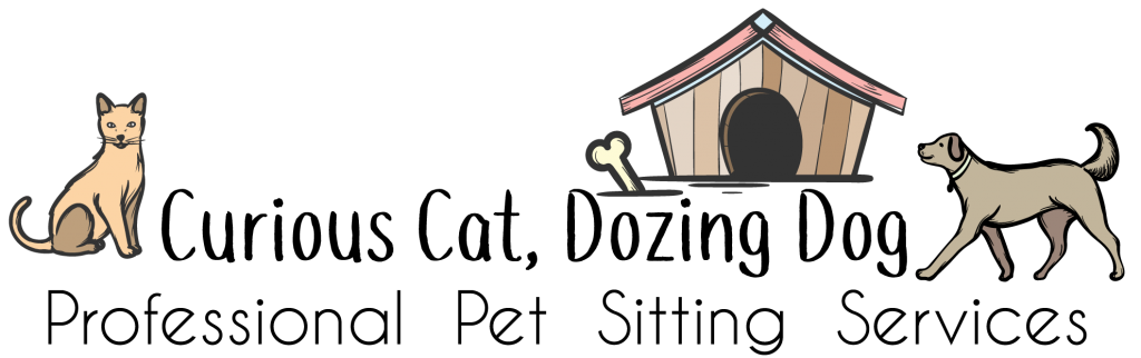 Curious Cat, Dozing Dog Logo