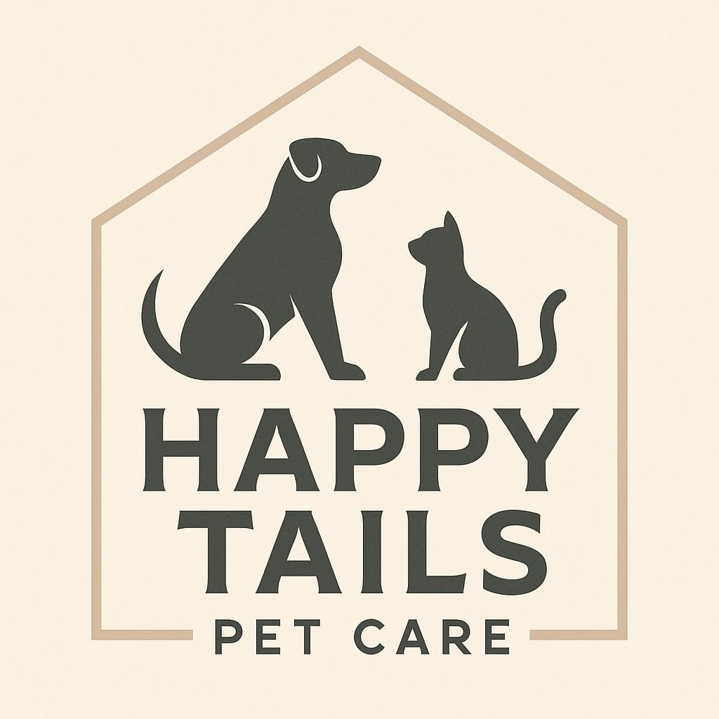 Happy Tails Pet Care Logo