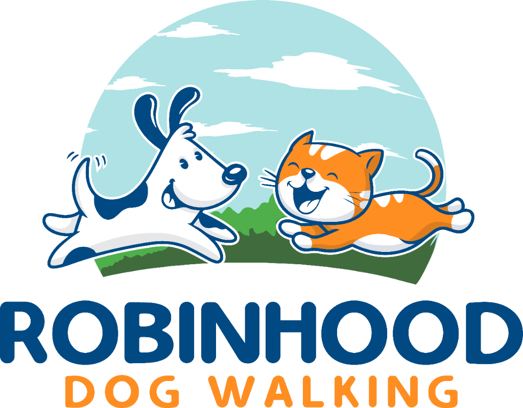 Robinhood Dog Walking Logo