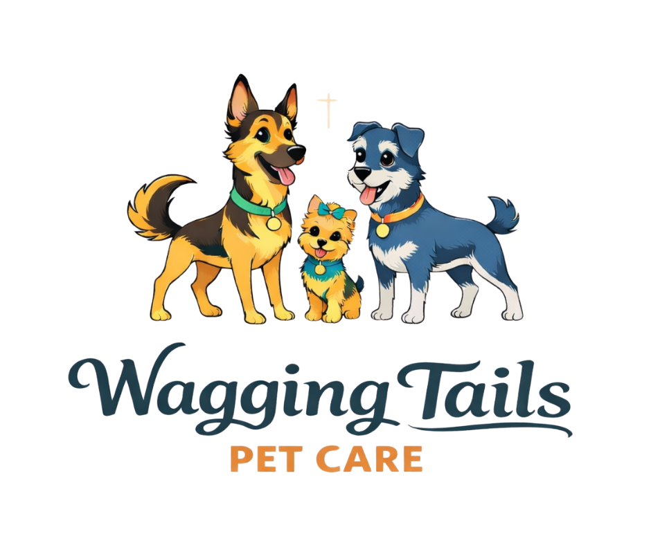 Wagging Tails Pet Care Logo