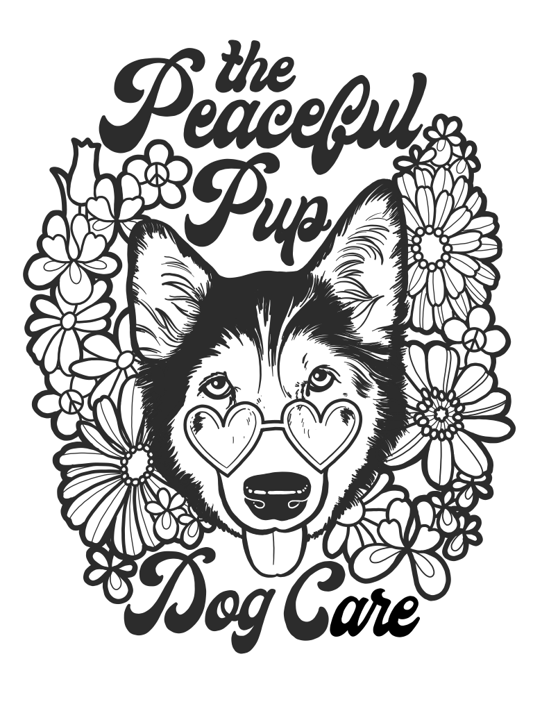 The Peaceful Pup Dog Care LLC Logo