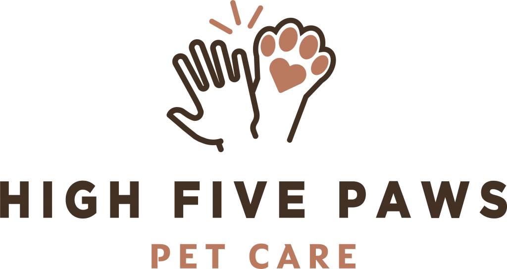 High Five Paws Pet Care Logo