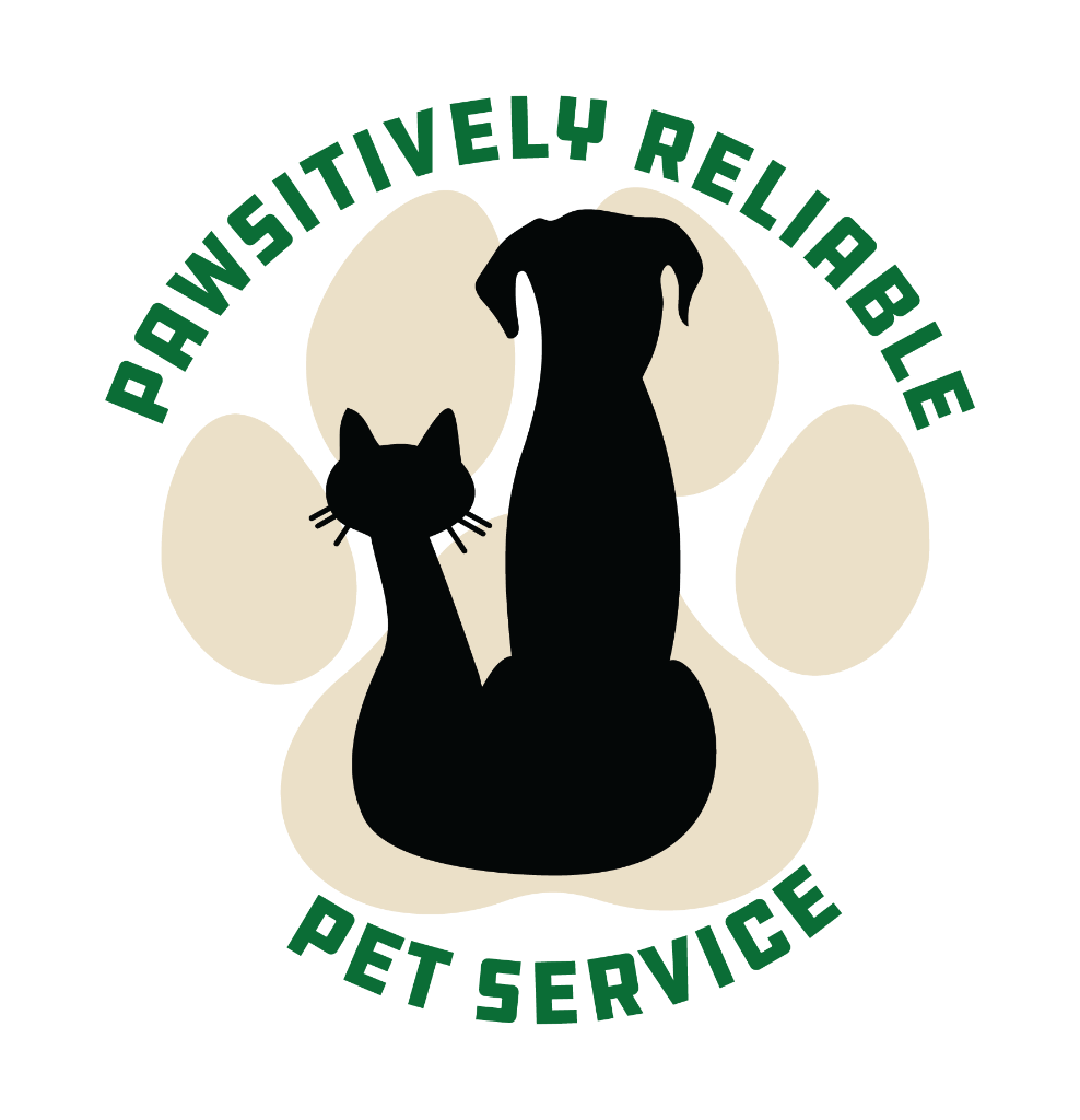Pawsitively Reliable Pet Service Logo