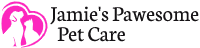 Jamie's Pawesome Pet Care Logo