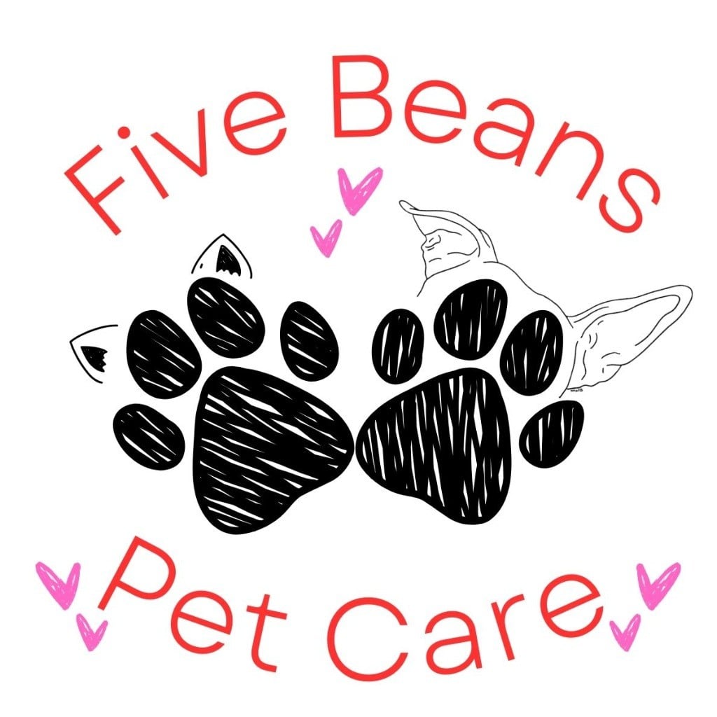 Five Beans Pet Care Logo