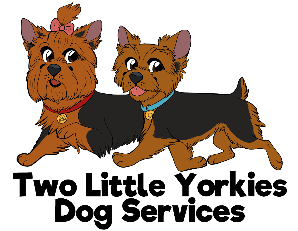 Two Little Yorkies Dog Services Logo