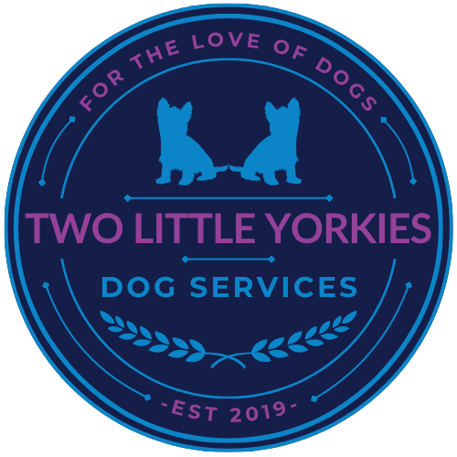 Two Little Yorkies Dog Services Logo