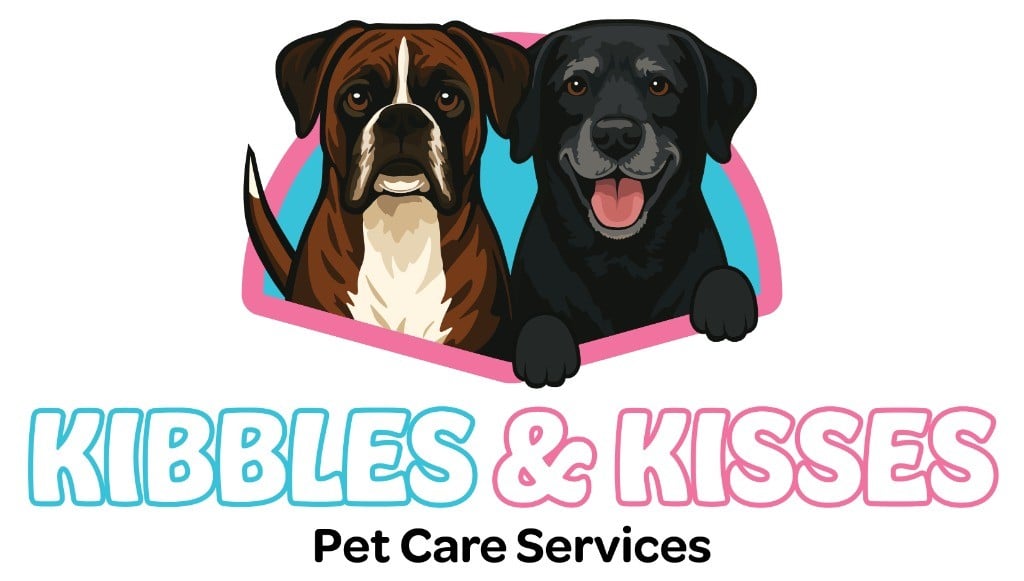 Kibbles & Kisses Pet Care Logo