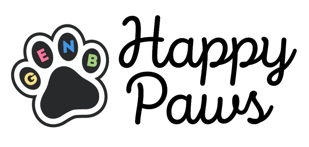 Gen B Happy Paws Pet Service Logo