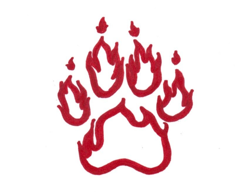 Pyro Paws Society Logo