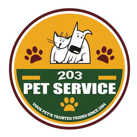 203 Pet Service Logo