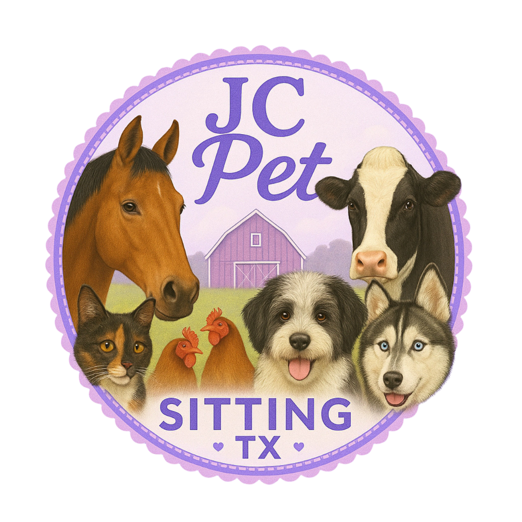 JC Pet Sitting TX Logo