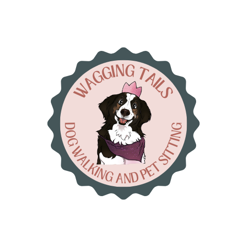 Wagging Tails Dog Walking and Pet Sitting Logo