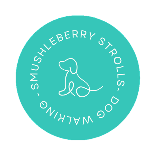 Smushleberry Strolls Dog Walking Logo
