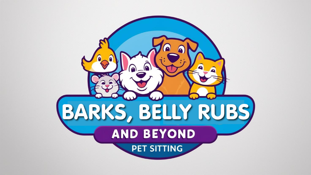 Barks, Belly Rubs, and Beyond Pet Sitting Logo