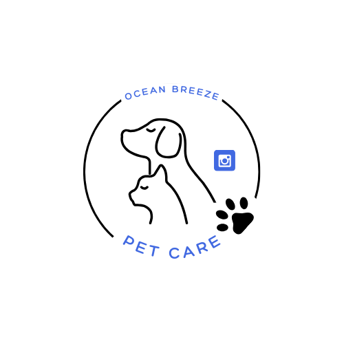 Ocean Breeze Pet Care Logo