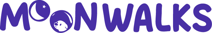 Moonwalks Dog Walking & Pet Sitting Logo
