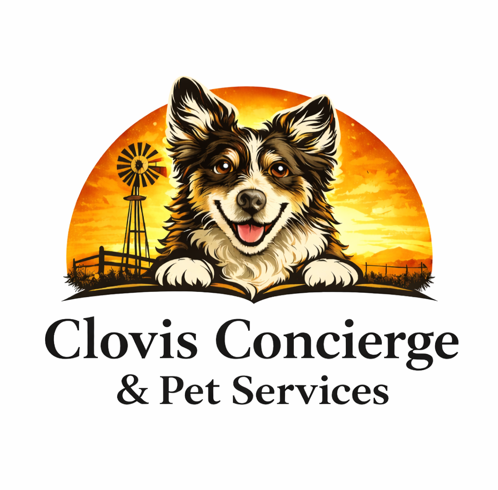 The Clovis Concierge and Pet Services Logo