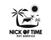 Nick of Time Pet Service  Logo