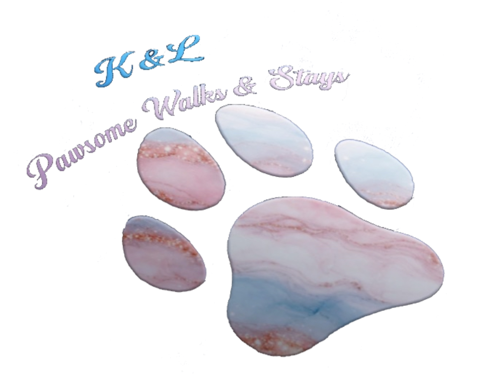 K & L Pawsome Walks & Stays Logo