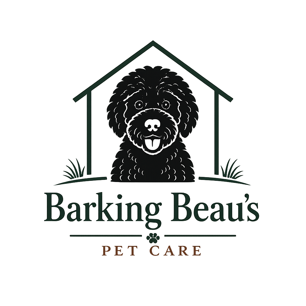 Barking Beau's Pet Care Logo