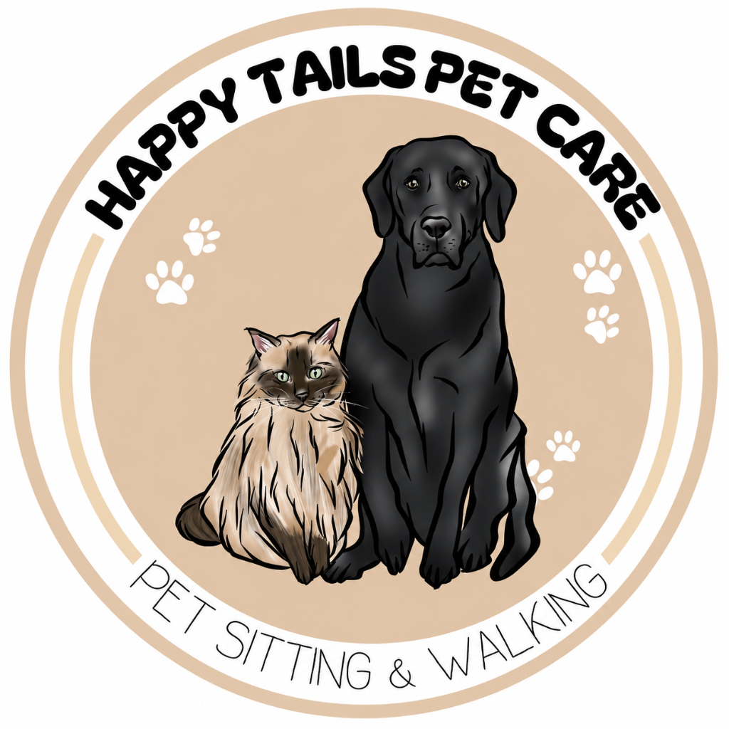 Happy Tails Pet Care Logo