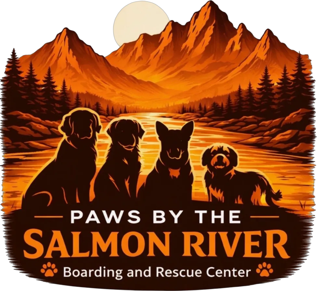 Paws by the Salmon River Boarding and Rescue Center  Logo