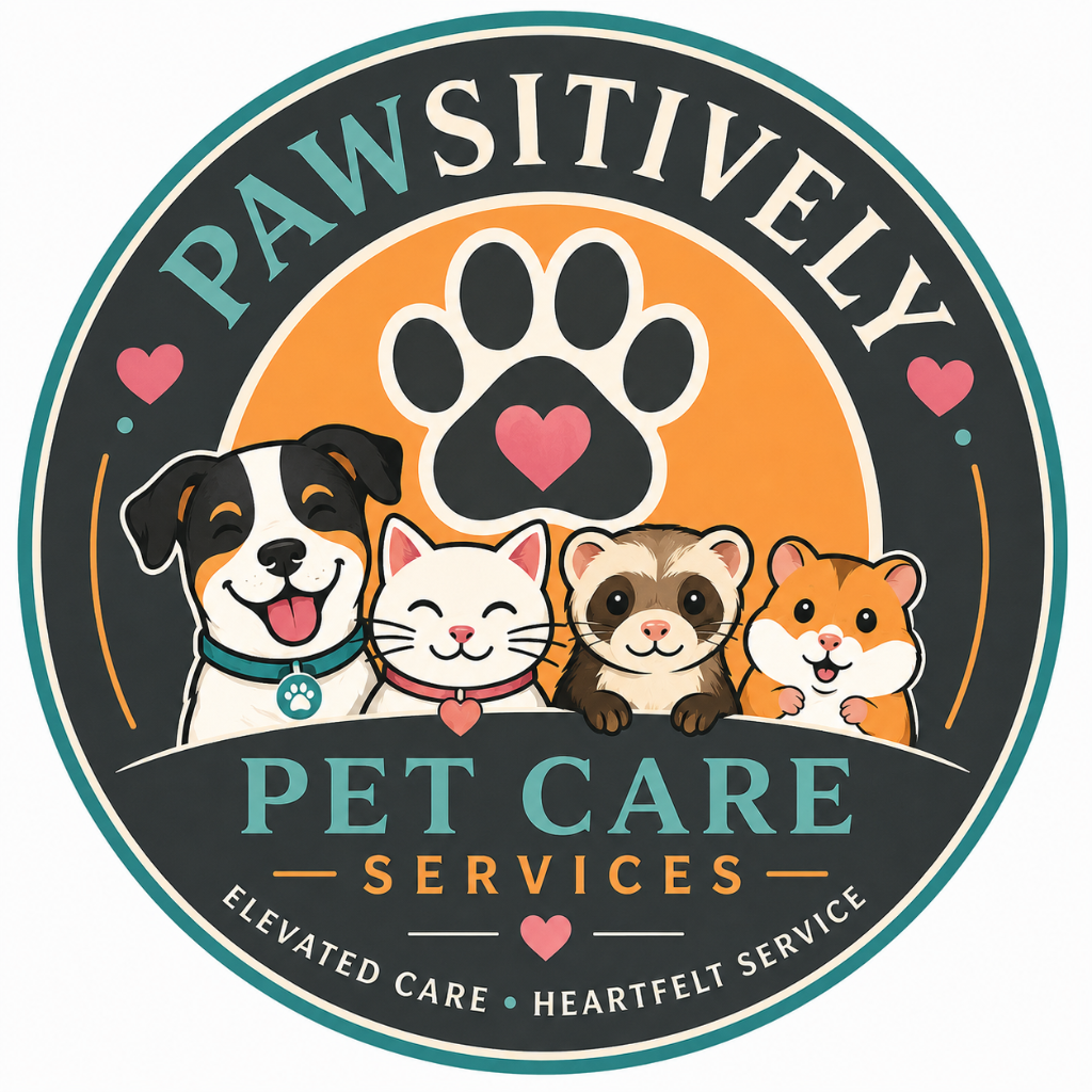 Pawsitively Pet Care Services Logo