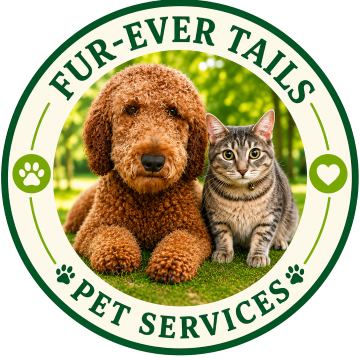 Fur-Ever Tails Pet Services Logo