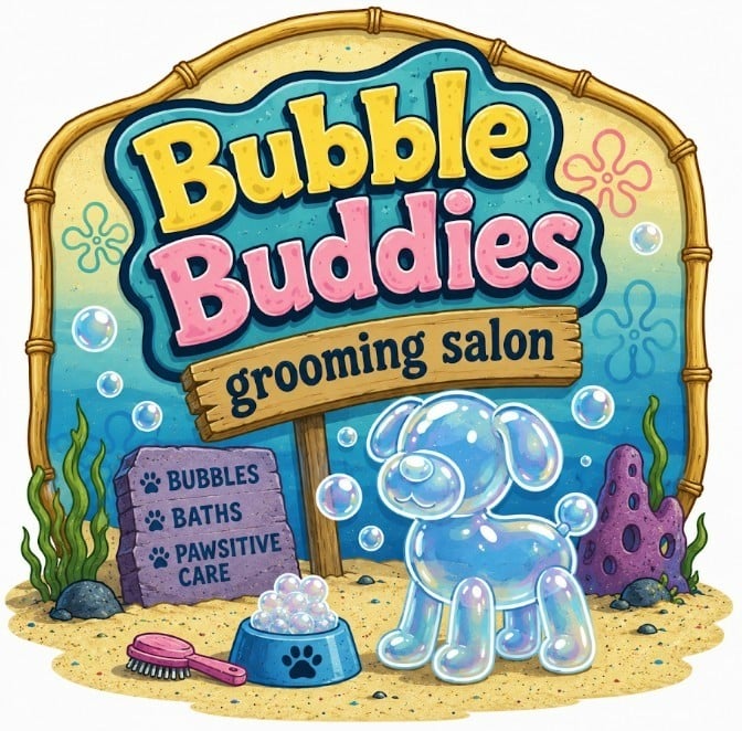 Bubble Buddies Grooming Salon Logo