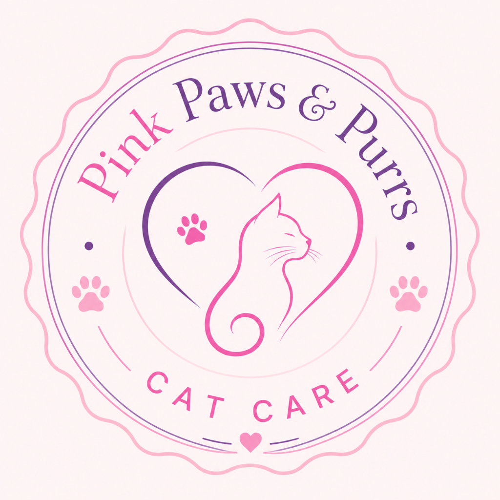 Pink Paws & Purrs Cat Care LLC Logo