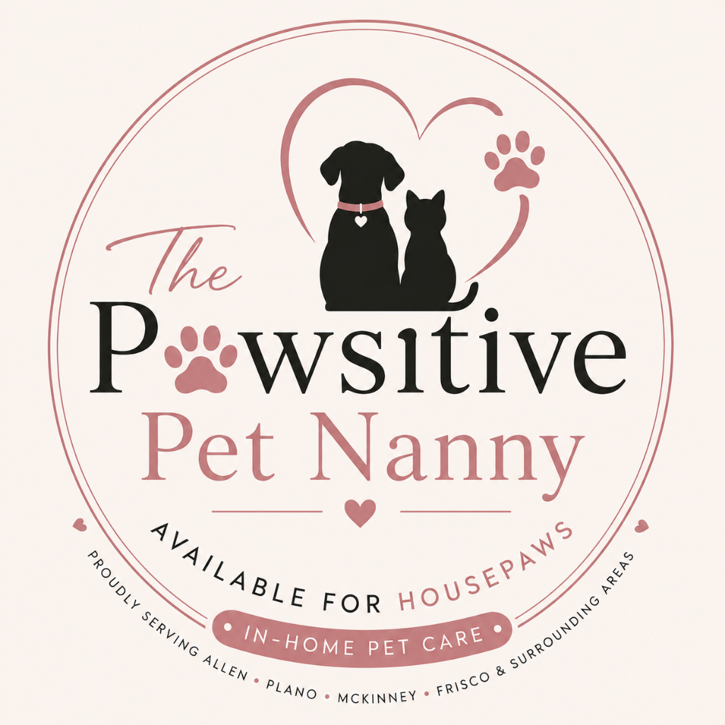 The Pawsitive Pet Nanny Logo