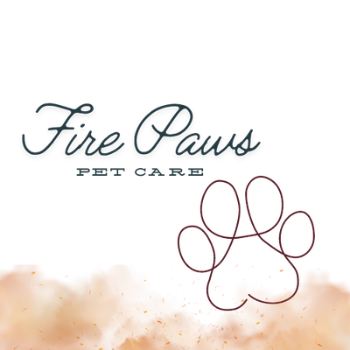Fire Paws Pet Care Logo