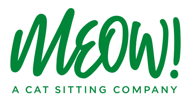 MEOW! A Cat Sitting Company Logo